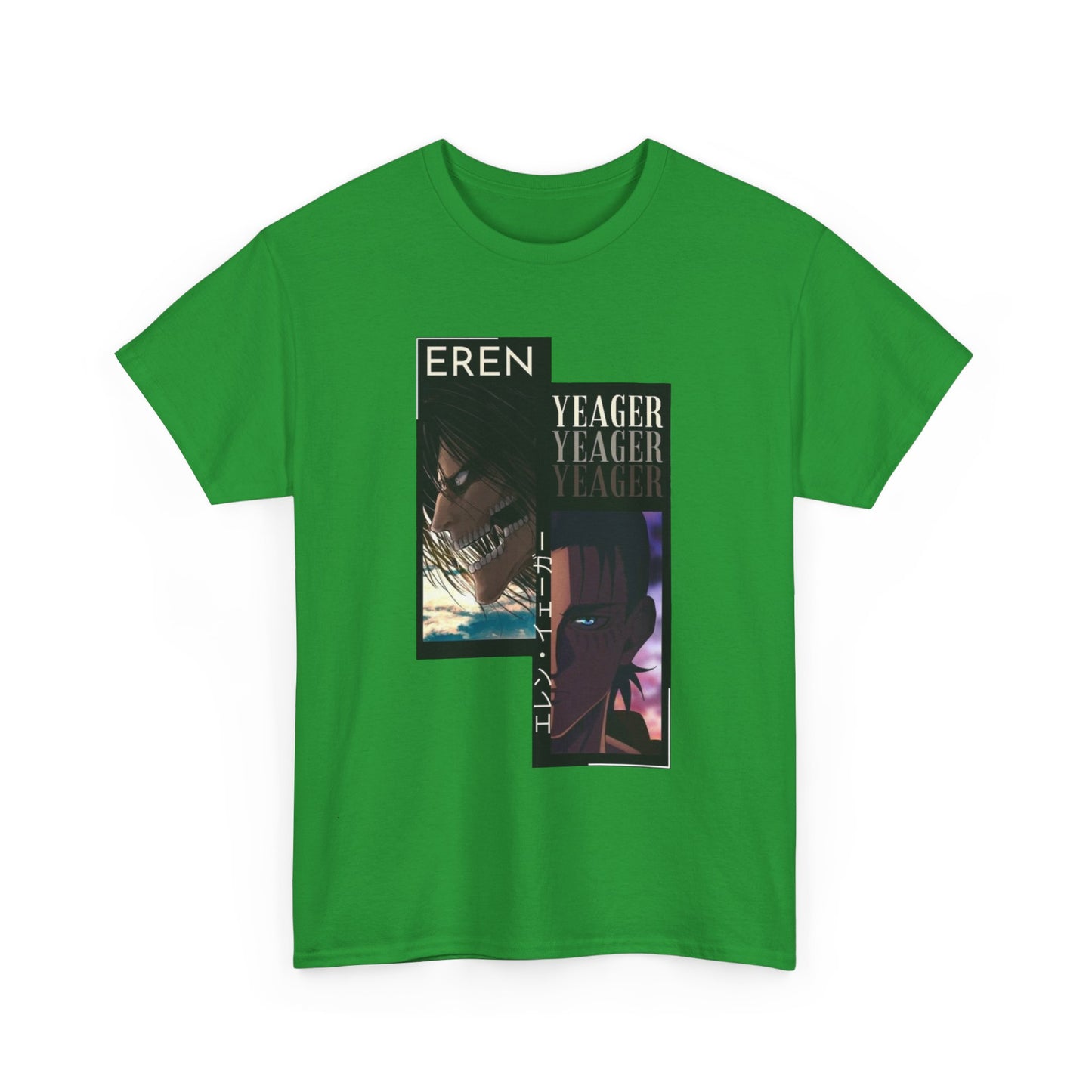 Eren Yeager T-Shirt – Unisex Attack on Titan Anime Tee Featuring Titan Shifter Power