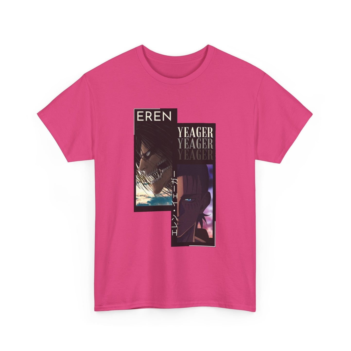 Eren Yeager T-Shirt – Unisex Attack on Titan Anime Tee Featuring Titan Shifter Power
