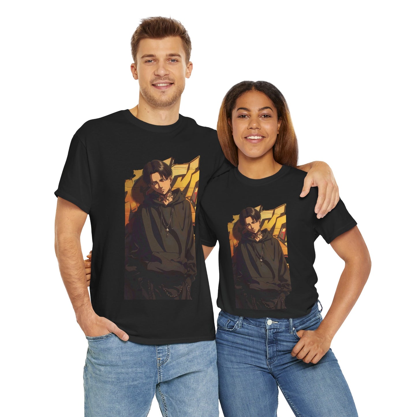 Levi Ackerman T-Shirt – Unisex Attack on Titan Anime Tee Featuring Humanity’s Strongest Soldier