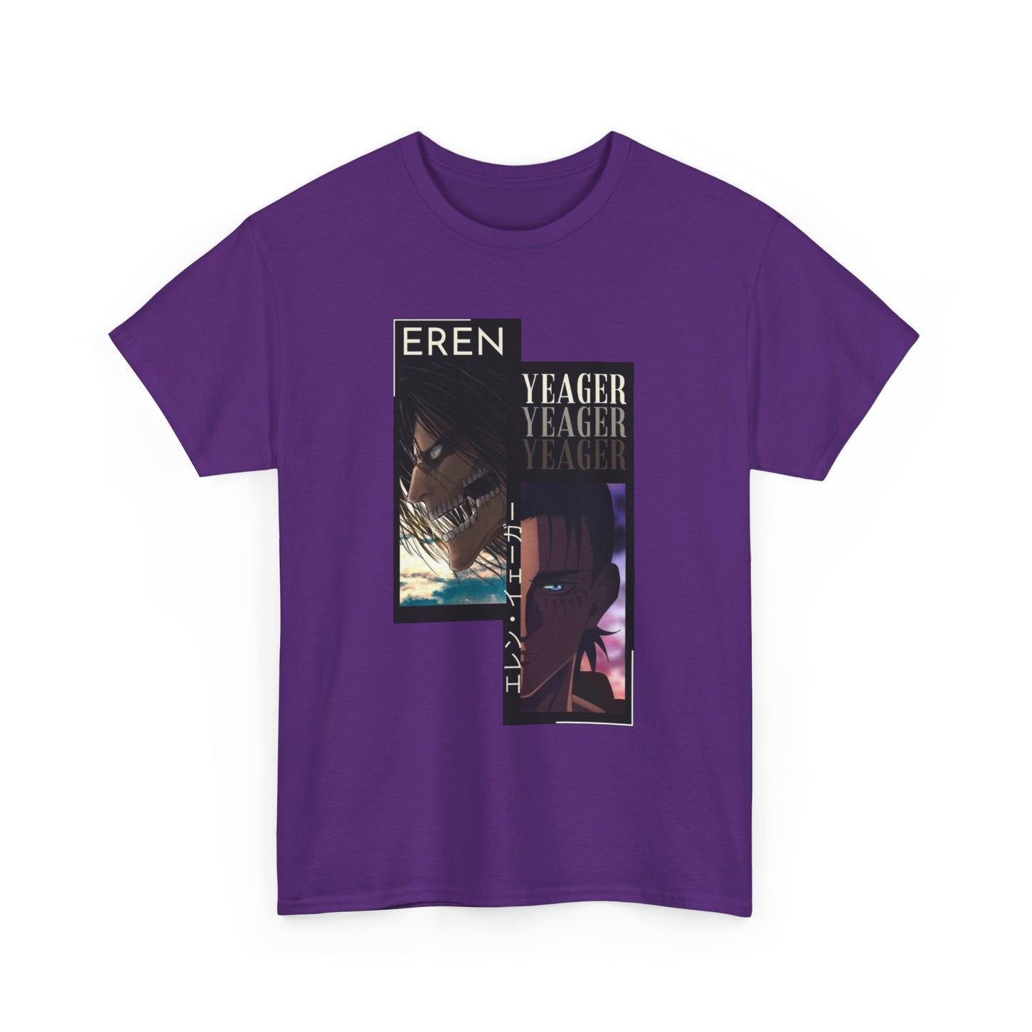 Eren Yeager T-Shirt – Unisex Attack on Titan Anime Tee Featuring Titan Shifter Power