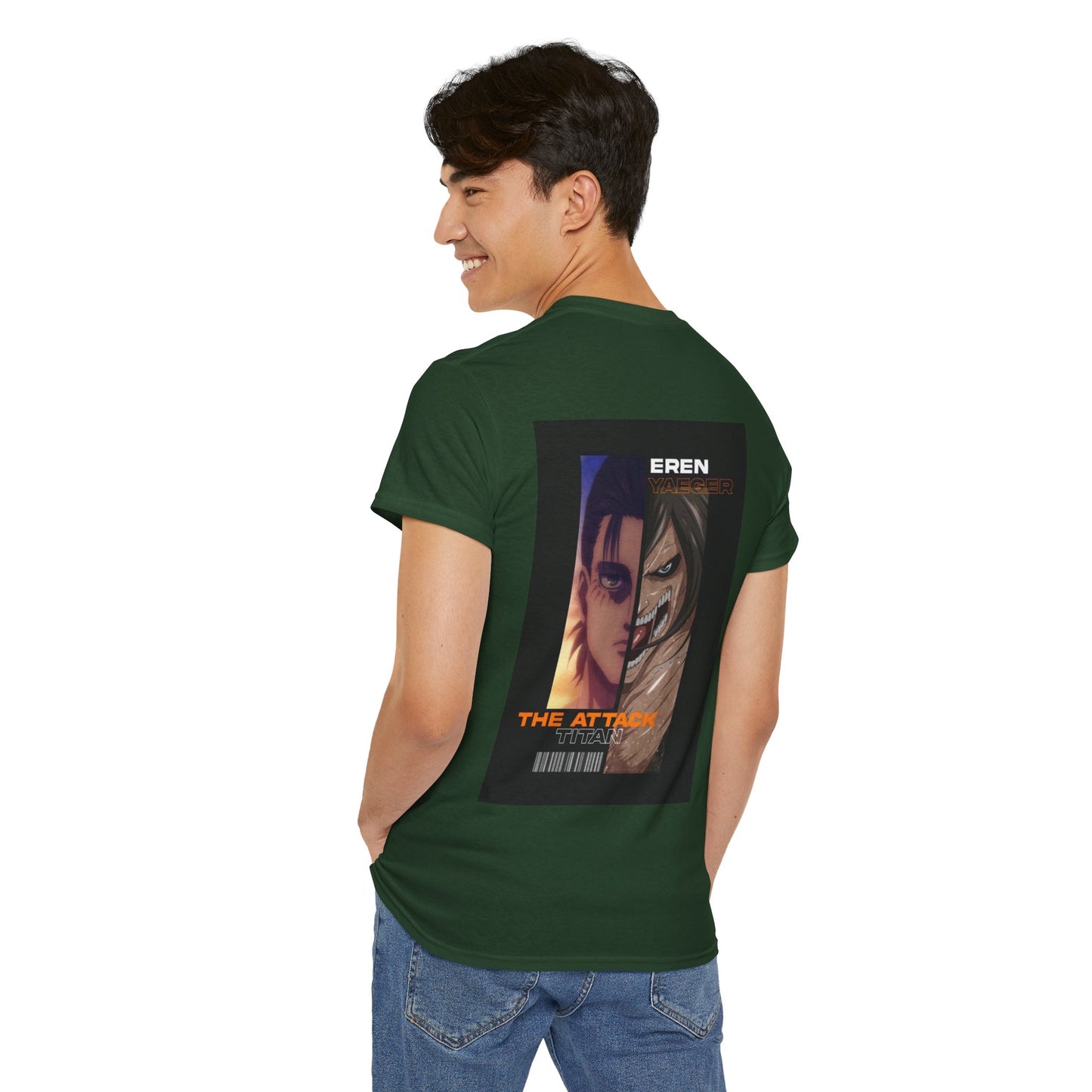 Eren Yeager T-Shirt – Unisex Attack on Titan Anime Tee Featuring Titan Shifter Power