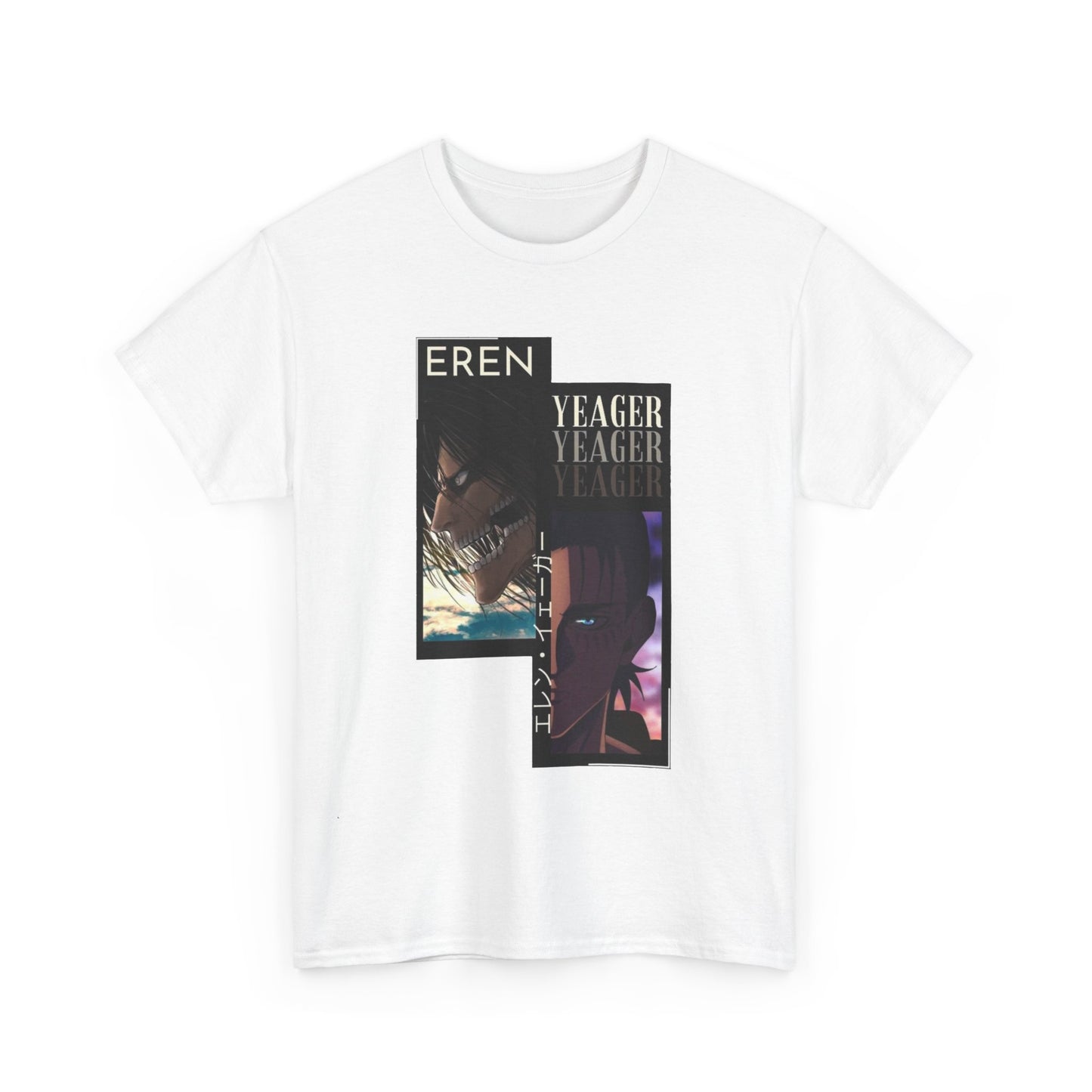 Eren Yeager T-Shirt – Unisex Attack on Titan Anime Tee Featuring Titan Shifter Power