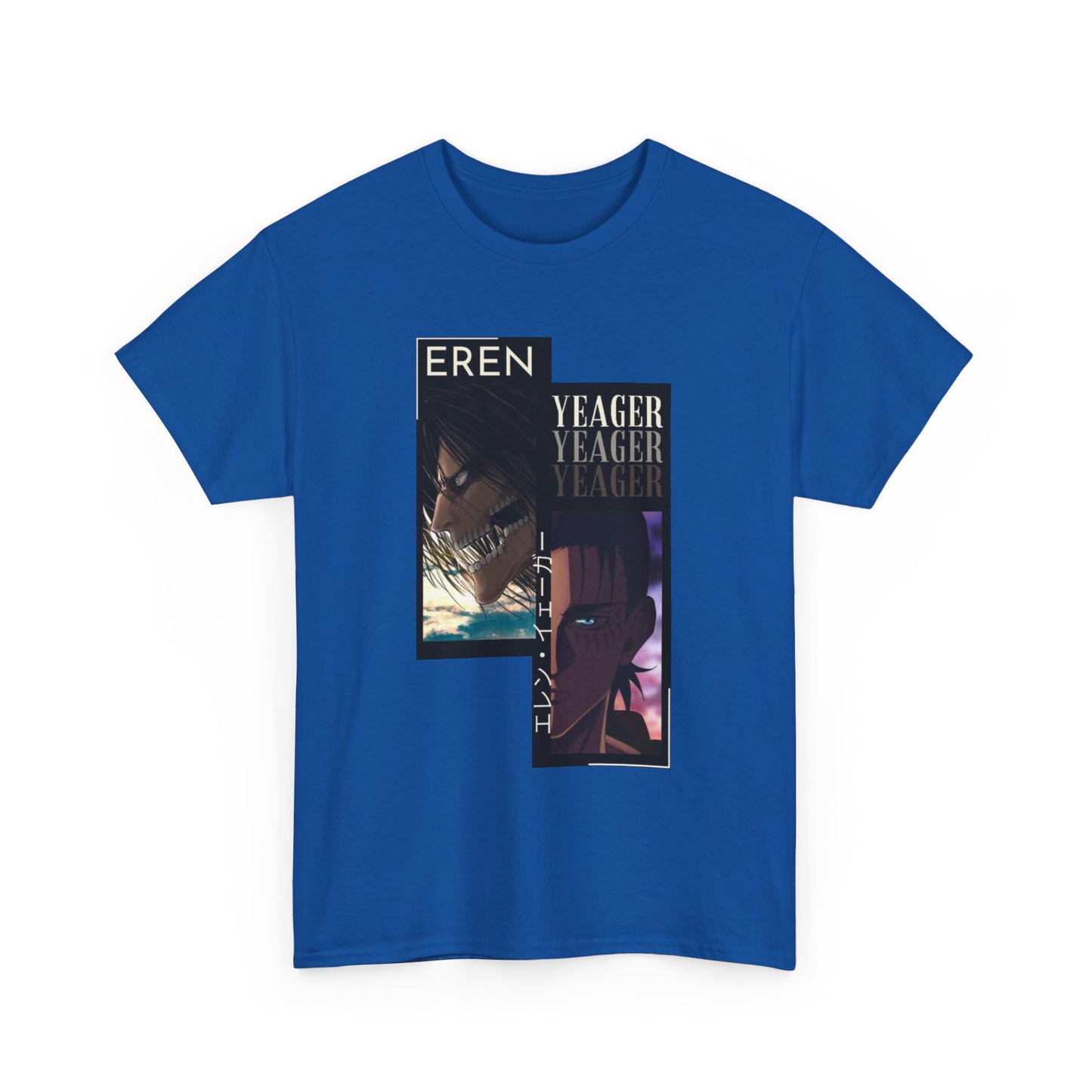Eren Yeager T-Shirt – Unisex Attack on Titan Anime Tee Featuring Titan Shifter Power