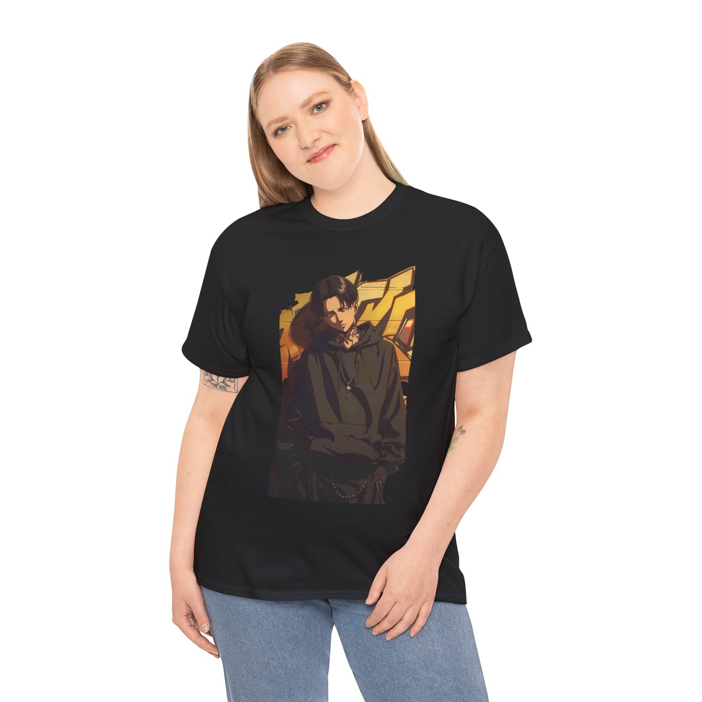 Levi Ackerman T-Shirt – Unisex Attack on Titan Anime Tee Featuring Humanity’s Strongest Soldier