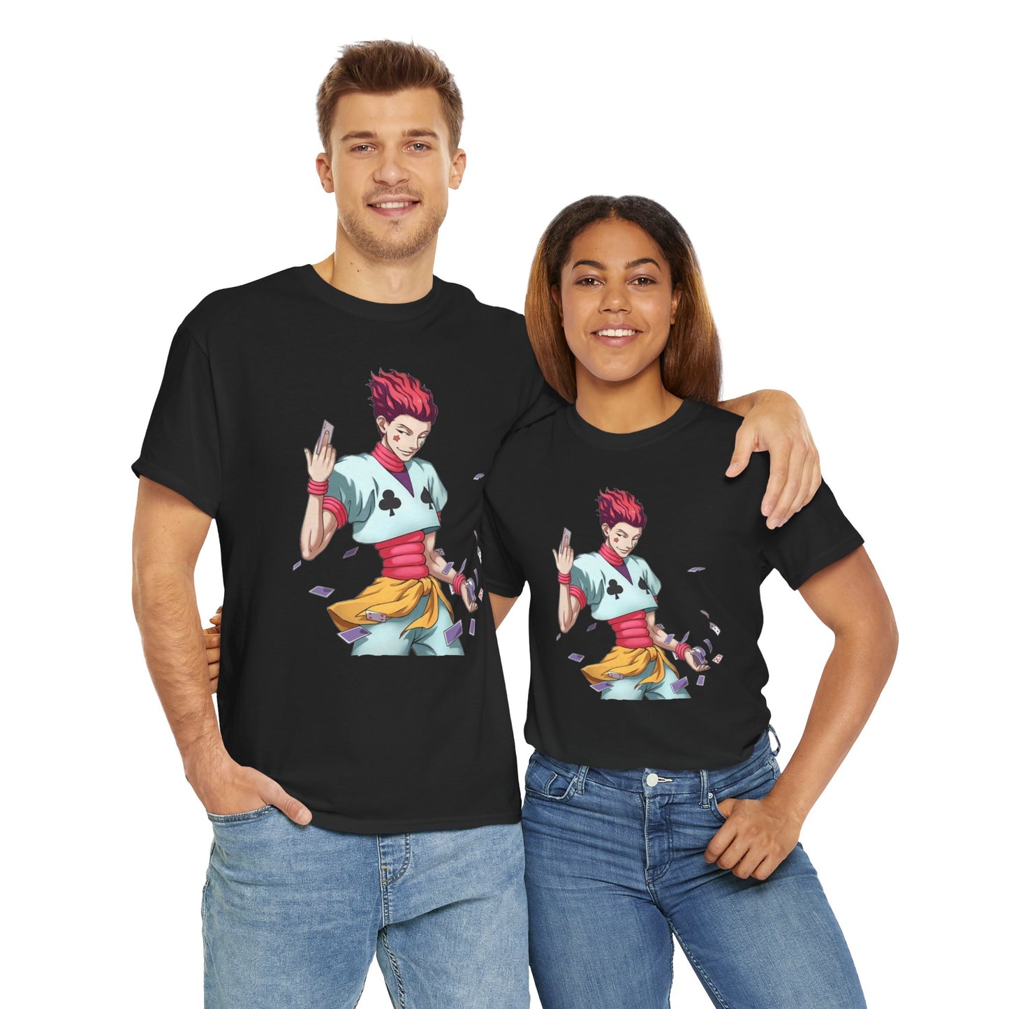 Hisoka T-Shirt – Unisex Hunter x Hunter Anime Tee Featuring the Infamous Magician & Phantom Troupe Flair